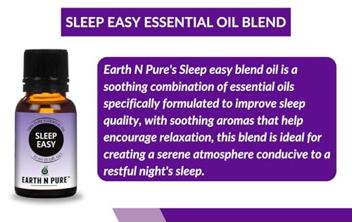 Image of Earth N Pure Ceramic Aroma White Diffuser Burner with 10Ml Sleep Easy Essential Oil Blend & 2 Pcs Candles Strong & Long-Lasting Fragrance | Perfect for Gift Set