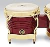 LP Latin Percussion Matador Wood Bongo Red Gold Hardware M201-RW #3