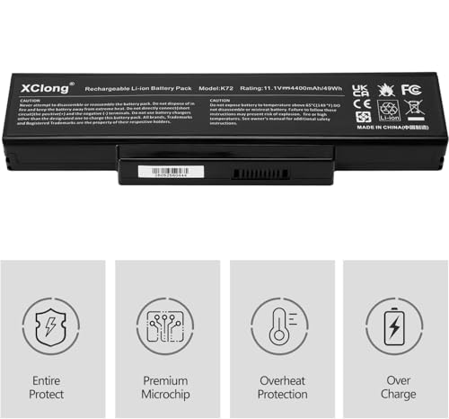 Plus de coupure coupable avec la batterie pour ASUS K72