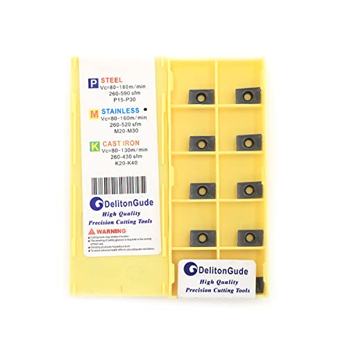 Delitongude TI01 10Pcs Apkt1003Pdtr Cnc Lathe Indexable Solid Carbide Milling Turning Insert thumb #1