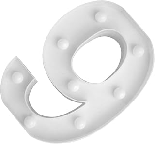 OSALADI LED decor Light Up Number Sign LED Number Lamp Number Lights Decoration decorate the sign girl heart