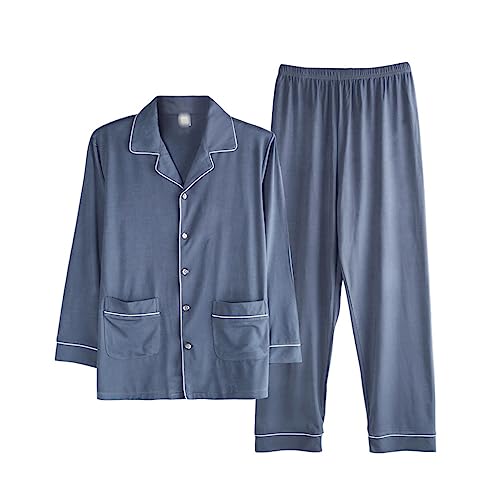 Pyjama de qualité supérieure TXQHD vêtement de nuit fin et ample pour hommes