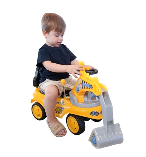 ESCAVADEIRA TRATOR BRINQUEDO INFANTIL MINI VEICULO ESCAVATOR MEGA COMPRAS