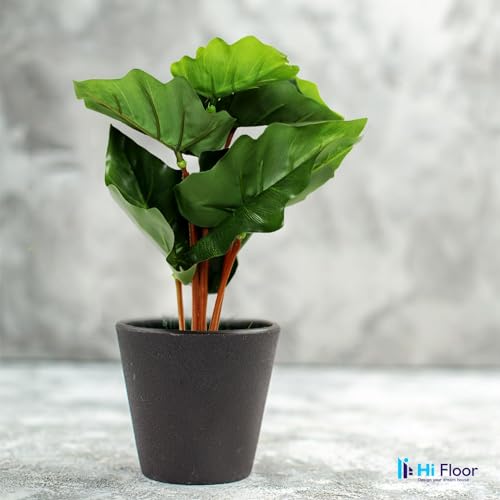 Image of Enhance Your Space with Artificial Leaf Decor Foliage for Stunning Interiors Decorative Items for Home;Office; Room; Living Room; Table; (Without Vase) (Pack of 1, Green 2)