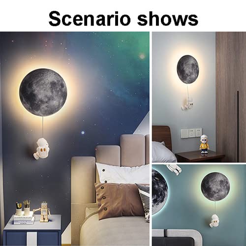 Lampada Da Parete Astronauta Per Bambini - Proiettore Stelle LED Per Cameretta, 3 Modalità Colore - Foto 3