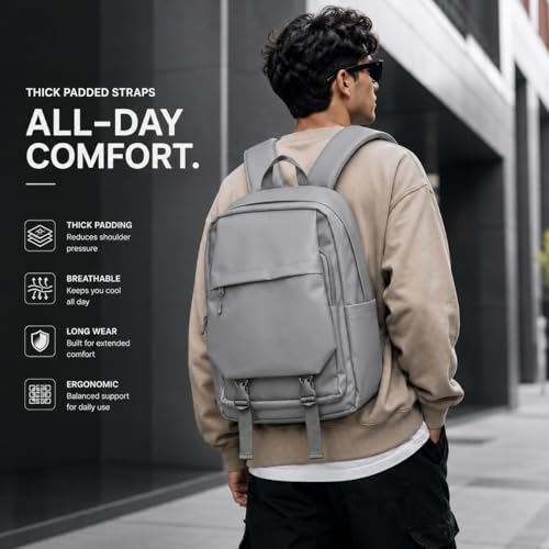 Image of GadgetBite Zenith 32 Litre Laptop Bag with 15.6 Inch Laptop Compartment and Organiser Pocket for Men Women Boys Office College and Travel with Bottle Pocket Laptop Backpack