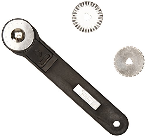 Preisvergleich Produktbild folia 23002 - Schneidroller, Rollmesser, inklusive Ersatzklingen für Glattschnitt, Wellenschnitt und Perforierschnitt