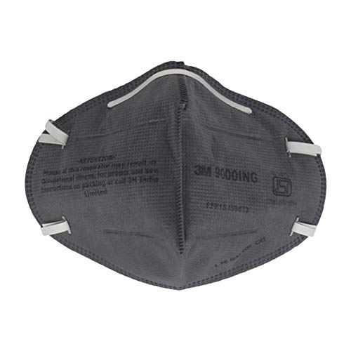 3M Anti Pollution Dust Mask (Grey, Pack of 4)