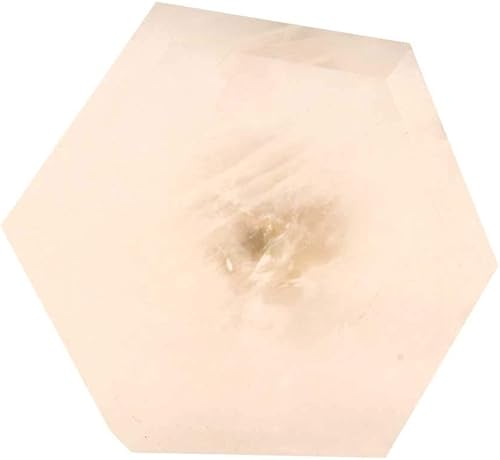 Miniatura 2 de Indian Shelf 10 pomos hexagonales de cuarzo rosa de lujo para gabinete, pomos decorativos de piedra para cajones y tiradores de puerta de armario