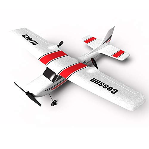 Remote Control Plane, 2.4Ghz 2 Channel Remote Control Airplane Ready to Fly, Durable EPP Foam RC Aircraft Builted in 6-Axis Gyro, Super Funny Easy Fly RC Plane for Kids Boys Beginner