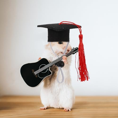 Gorrito de Graduación para Mascotas Mini 4 piezas miniatura 3