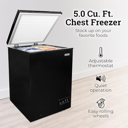 Igloo 5.0 Cu Ft Upright Deep Freezer – Quick Freeze