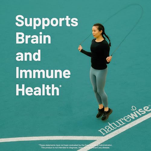 image for NatureWise Omega 3 Fish Oil - 500 mg per Pill - EPA & DHA - Immune Sup