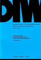 Das Sachvermogen in Den Wirtschaftsbereichen Der Bundesrepublik Deutschland 3428051866 Book Cover