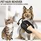 Atuoxing 2 Stück Fellmagnet Handschuhe, Tierhaarentferner Fell Magnet Handschuh, Pet Hair Remover Glove Antistatische Katzenhaare Hundehaare Entfernen