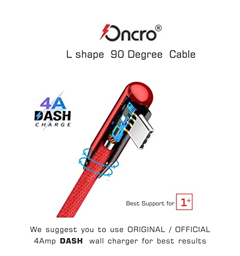 Image of Nylon braided 90 Degree right angle L shape USB cable Data Cable Fast Charging dash warp short type c power bank cable for type c smartphones oneplus nord note mini 25cm use wall charger 4a 6a