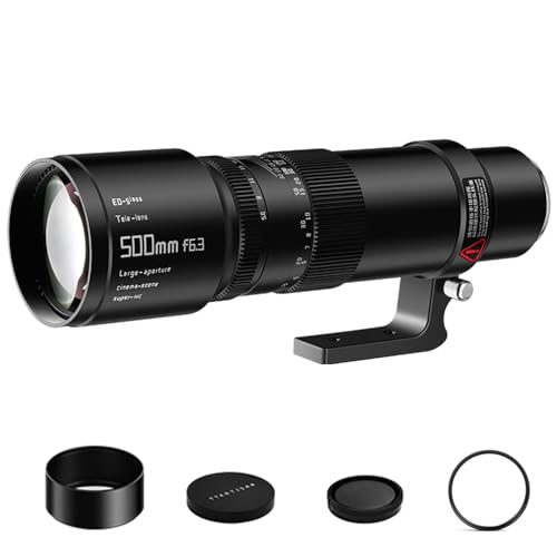 TTArtisan 500mm F6.3 Super téléobjectif à focale Manuelle Plein Cadre pour Sigma pour Leica pour Panasonic L-Mount caméra FP FPL T TL TL2 CL S5 S5K S5C