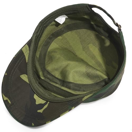 Image of Unisex Basic Cadet Army Caps Everyday Military Style Hat