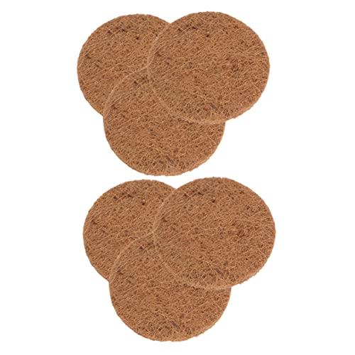 Image of Angoily 12 Pcs Pigeon Nest with Brown Cushion Bird Nesting Chicken Bedding Nesting Pads for Pigeons Pigeon Supplies Thicken Pigeon Parrot Breeding Nest Pigeon Coop Natural Coir Pigeon Cage