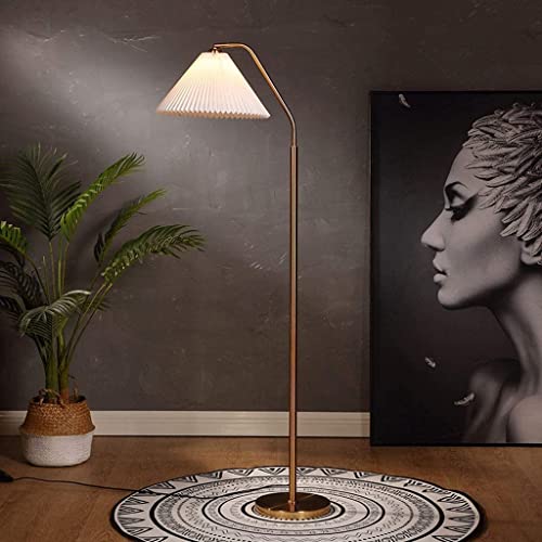 Lámpara de pie ajustable de hierro para iluminar rincones oscuros del salón 8