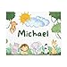 Hiding Place Boutique, Handmade Personalized Safari Animal Child Name Puzzle, Boy Jungle Zoo Chicken Christmas Jigsaw Game, Custom Kid Birthday Girl Fall Elephant Tiger Hippo Giraffe Lion Monkey