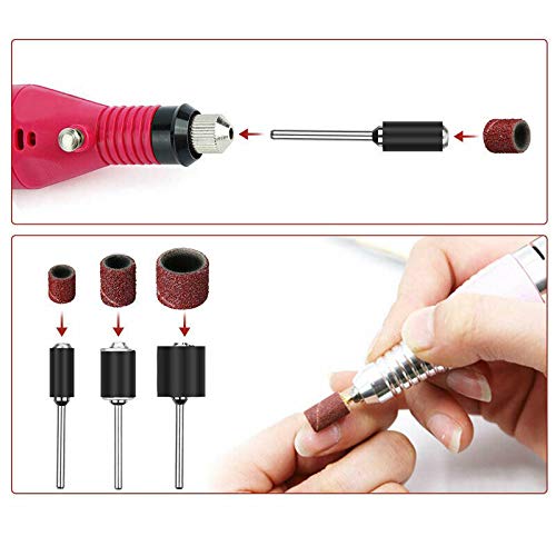 307Pcs Sanding Drum Mandrel Kit, Vogueing Tool Big Sanding Band for Dremel Accessories Rotary Tools Nail Drill Bits - Image 4