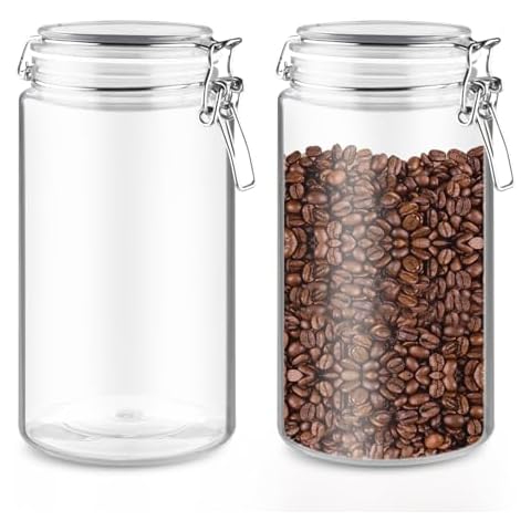 2 Pack 50OZ Plastic Storage Containers with Lids Cover