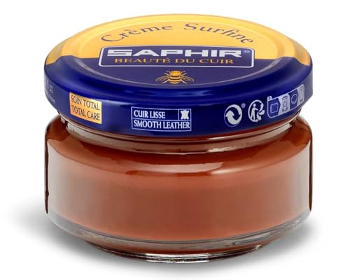 Saphir Cirage Crème Surfine Pommadier, Marron Moyen, 50 ml