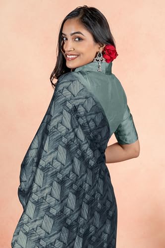 Image of MIRCHI FASHION Women Saree Floral Printed Chiffon | Breathable Lightweight Summer Sari for Office and Daily Use with Unstitched Blouse (Available in 20 Styles)