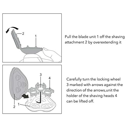 Yangers Replacement Razor Shaver foil Blade Head Parts Replacement for