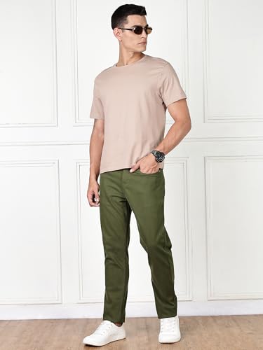 Image of Thomas Scott Men's | Solid | Brathable Fabric | Denim | Mid Rise | Casual Jeans for Men