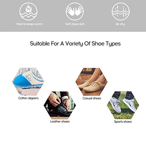 Palmilhas de aquecimento elétrico, Andoer Palmilhas de aquecimento elétricas USB portáteis aquecedor