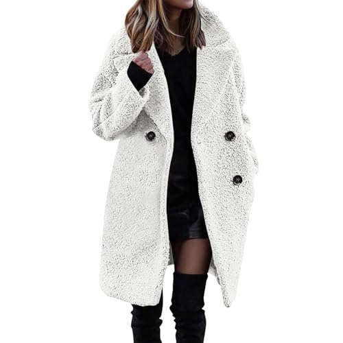 Manteau d'hiver pour femmes similicuir veste polaire extérieure