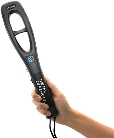 Metal Detector Wand Scanner Hand Held Portable Security Adjustable Sensitivity Vibration Audio Alert