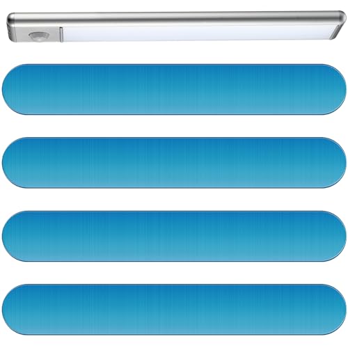 Konohan 4 Pcs Under Cabinet Lights Magnetic Sticky, Cabinet Lights Replacement Magnetic Strips