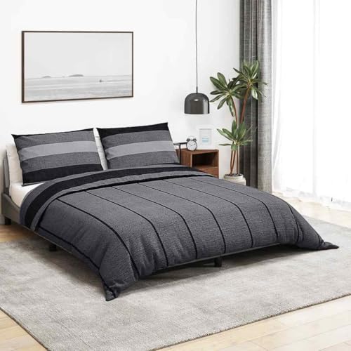 Housse de couette en coton 200x200 lavable en machine sans décoloration - 3