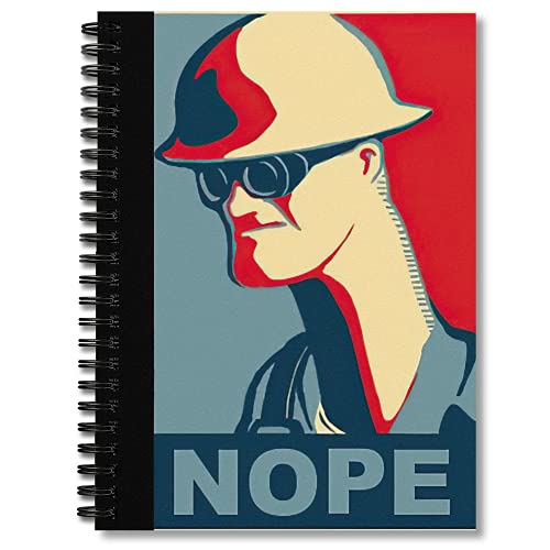 College Ruled Spiral Notebook Team Notepad Fortress Notebooks 2 Journal - Planner Engineer Journaling Nope Composition Dot Graph Paper Cocktail Journal Day Planner