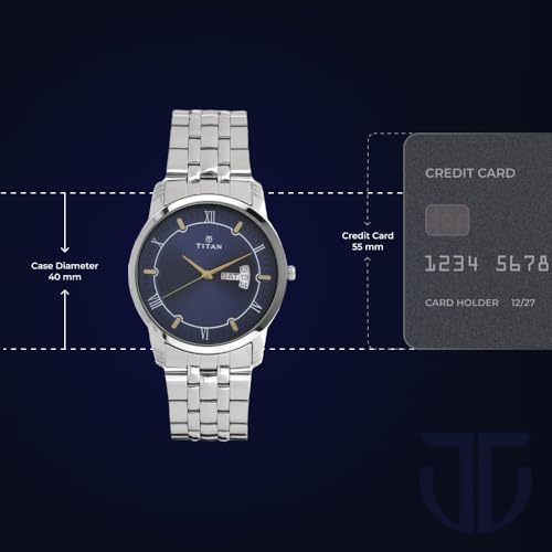 Titan Karishma Analog Blue Dial Men's Watch NM1774SM01/NN1774SM01/NP1774SM01 - Image 5