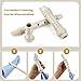 Soprano Recorder C Key 8 Holes 3-Piece German style Baroque Fingering Recorder Instrument with Cleaning Rod and Storage Bag, for Beginners Kids students((2 Set Beige)