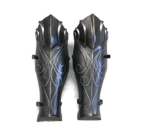 NauticalMart Larp Armor Citadel Greaves Skyrim Elven Cosplay