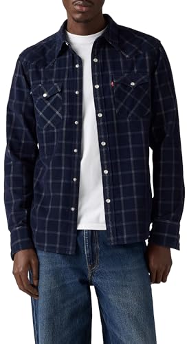 Image of Levi's Men's Solid Slim Fit Denim Shirt