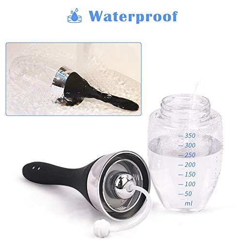 Automatic Electric Enema Bulb With 3 Speeds, Adorime Rechargeable Anti Back-Flow Enema Douche For Men Women Colon Cleansing, Silicone Douche Cleaner Enema Kit Douche Bottles 12Oz #TOP5