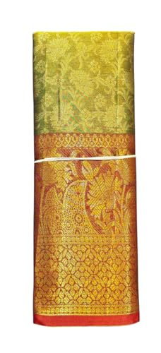 Image of VFCollections Women's Kanchipuram Silk Pure Pattu Sarees With Blouse
