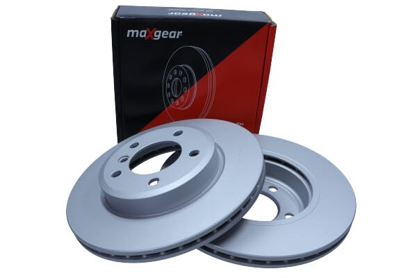 MAXGEAR 19-1016MAX 2 discos de freno delanteros de 300 mm de diámetro, ventilados, compatibles con BMW 3 Sedan E46 6864058 6855152 34116864058