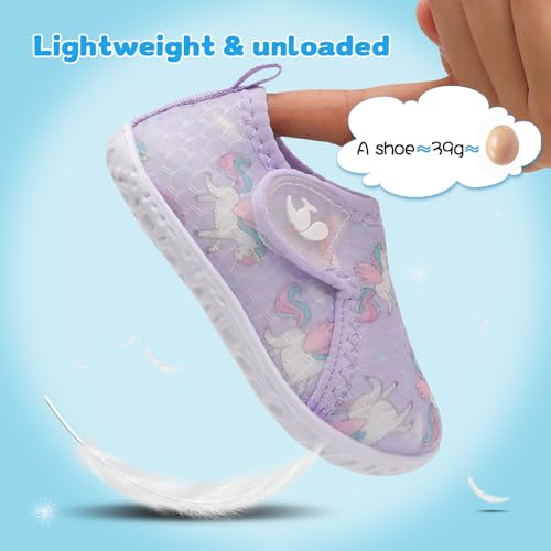 Image of FEETCITY Baby Boys Girls Water Shoes Beach Quick Dry Swim Barefoot Aqua Socks Outdoor Athletic Pool Shoes Breathable