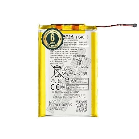 Image of FC40 Battery for Motorola G3 3rd Gen XT1550 Battery with 6 Month Warranty**** (X165)