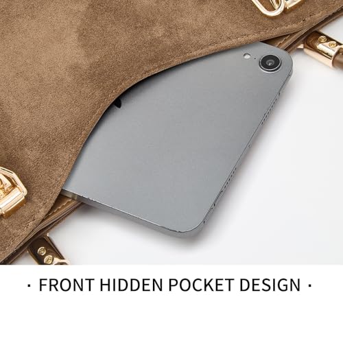 Image of FOXLOVER Soft Genuine Leather Medium Purses for Women Tote Bag Handbags with Top-handles Shoulder Satchel Purse