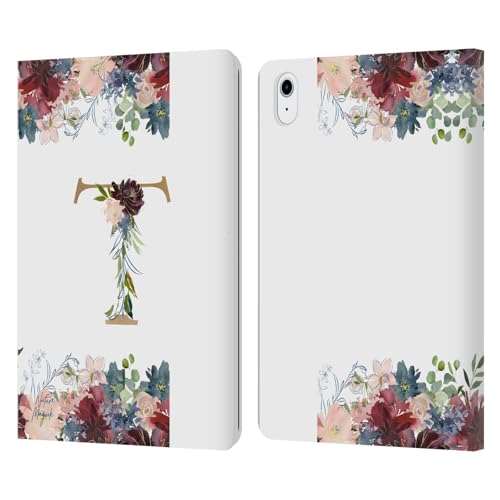 Coque iPad Air 2020/2022 en cuir Nature Magick Letter T