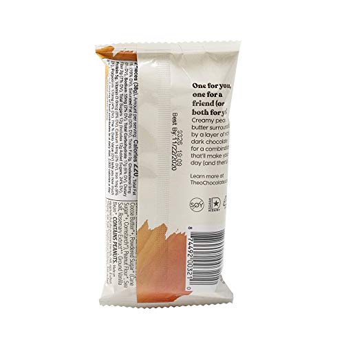 Theo Chocolate Organic Dark Chocolate Peanut Butter Cups, 1 Pack | Vegan, Fair Trade #TOP1