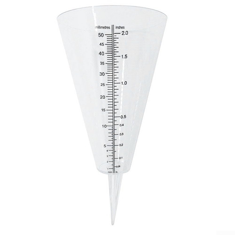 BEYOEE Rain Gauge for Garden and Landscaping, Effective Ground Precipitation Measuring Instrument